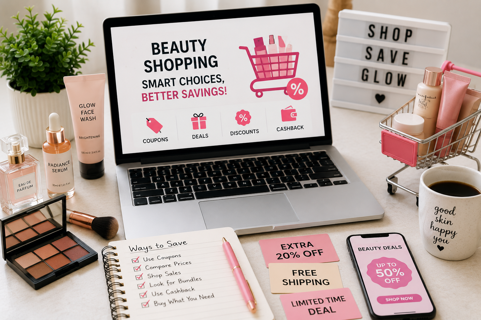 Best Ways to Save Money on Beauty Products Online